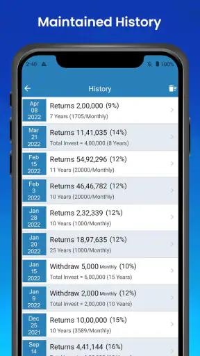 SIP Calculator screenshot