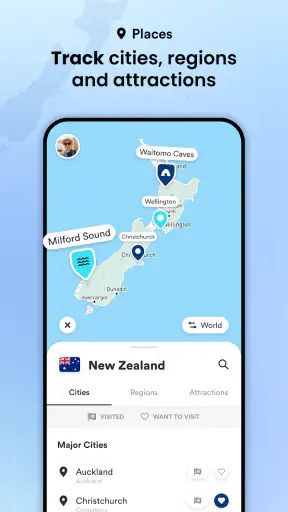Skratch: Travel Map & eSIM screenshot