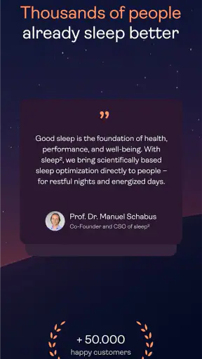 sleep स्लीप ट्रैकर और विश्लेषण screenshot