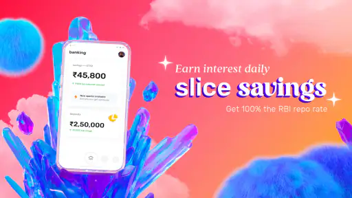 slice: UPI credit card & bank screenshot