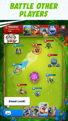 Smashing Four: 1v1 लड़ाई कार्ड screenshot