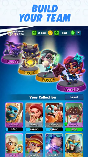 Smashing Four: 1v1 लड़ाई कार्ड screenshot