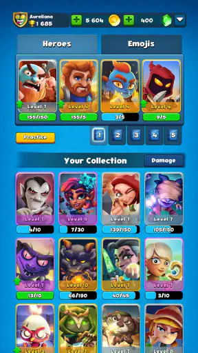 Smashing Four: 1v1 लड़ाई कार्ड screenshot