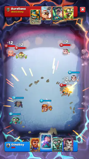 Smashing Four: 1v1 लड़ाई कार्ड screenshot