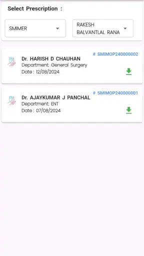 SMC eHealth screenshot