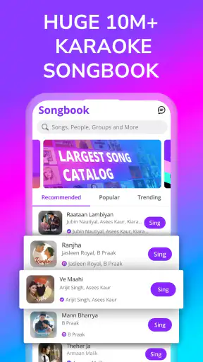 Smule: Karaoke & Singing screenshot