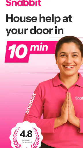 Snabbit: House Help in 10 Mins screenshot