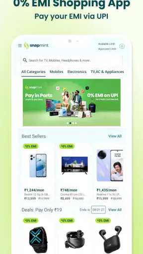 0% EMI Shopping App screenshot