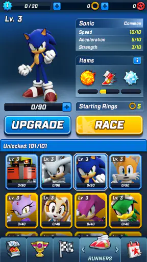 Sonic Forces: PvP रेस screenshot