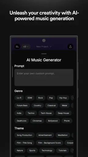 Soundverse - AI Song Generator screenshot