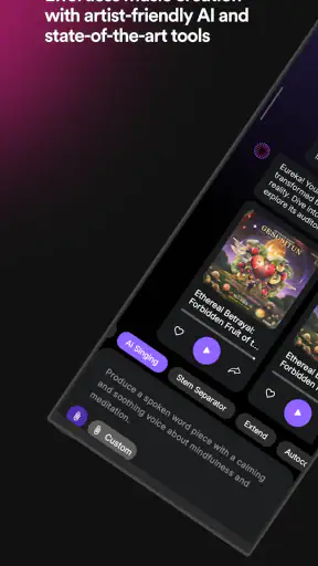 Soundverse - AI Song Generator screenshot