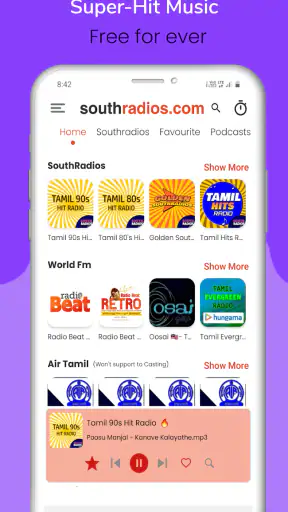 Southradios Tamil FM Radio HD screenshot