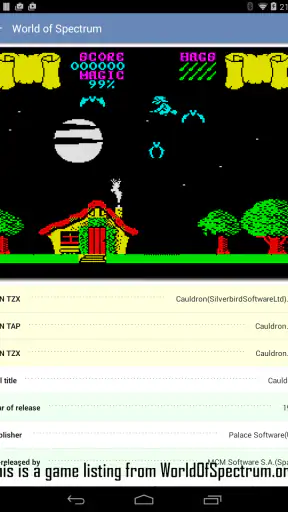 Speccy+ ZX Spectrum Emulator screenshot