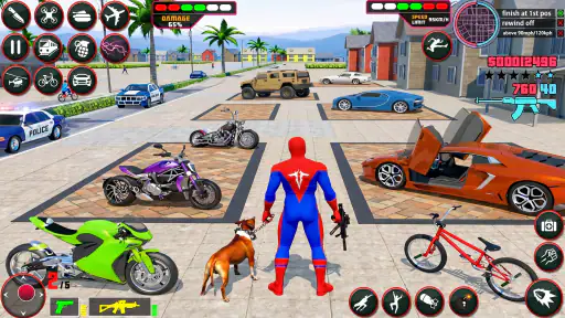 Speed Hero: Flying Spider Hero screenshot