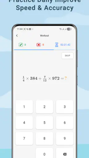 Speed Math Bank SSC Railway screenshot