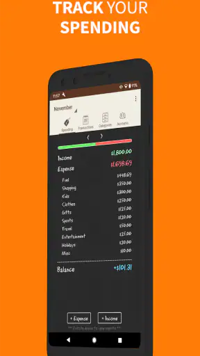 Spending Tracker screenshot