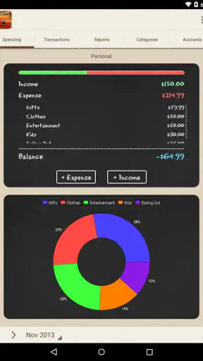 Spending Tracker screenshot