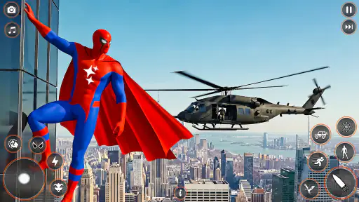 Spider Hero Flying Fight 3D screenshot