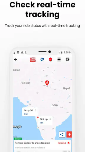 sRide - कारपूल और टैक्सीपूल screenshot