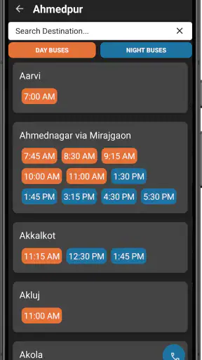 ST Bus Time Table Maharashtra screenshot