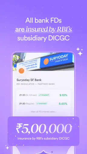 स्टेबल मनी: FD पर 8.50% ब्याज screenshot