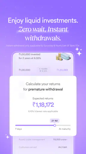 स्टेबल मनी: FD पर 8.50% ब्याज screenshot