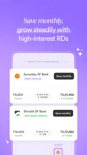 स्टेबल मनी: FD पर 8.50% ब्याज screenshot