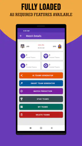 STAR11: Fantasy Team Generator screenshot