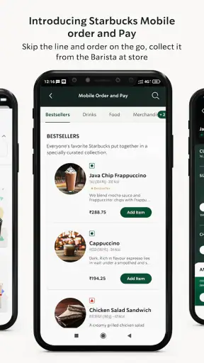 Starbucks India screenshot