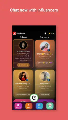 StarRoom: Talk, Chat & Reels screenshot