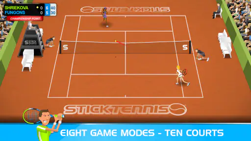 Stick Tennis screenshot