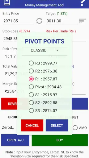 Stock Screener Intraday Signal screenshot