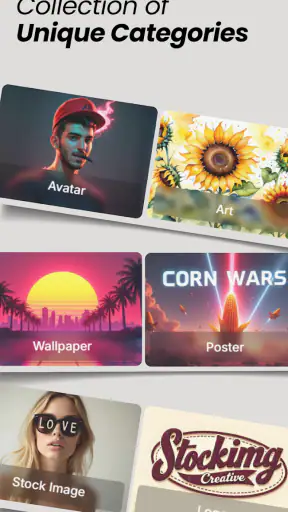 Stockimg AI: Stock Photo, Logo screenshot
