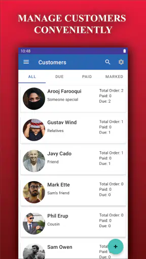 Store Manager: stock and sales screenshot