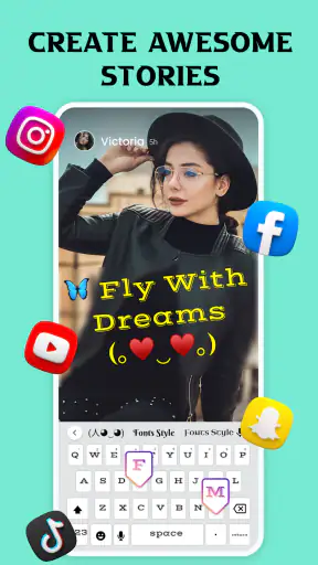 Stylish Text & Keyboard Themes screenshot
