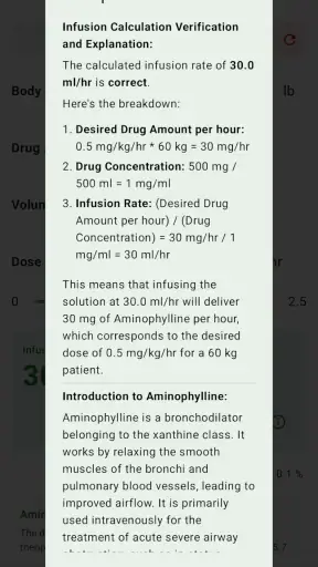 Super Infusion Calculator screenshot
