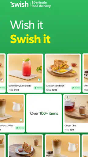 Swish: 10-Min Food Delivery screenshot