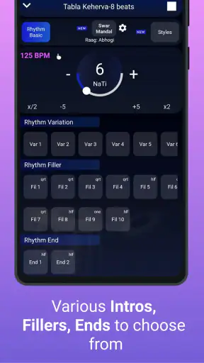 Tabla Tanpura Swarmandal Beats screenshot