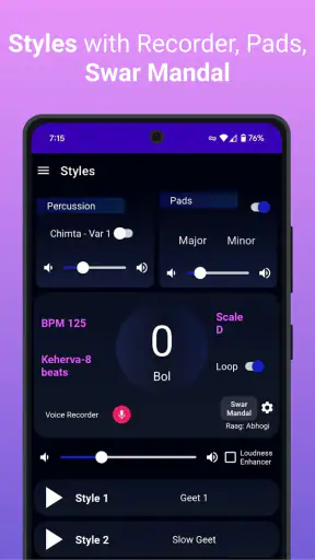 Tabla Tanpura Swarmandal Beats screenshot