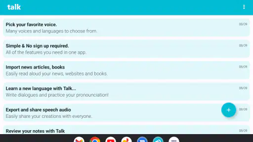 Talk: Text to Voice screenshot