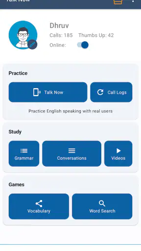 TalkNow - स्पोकन इंग्लिश AI screenshot
