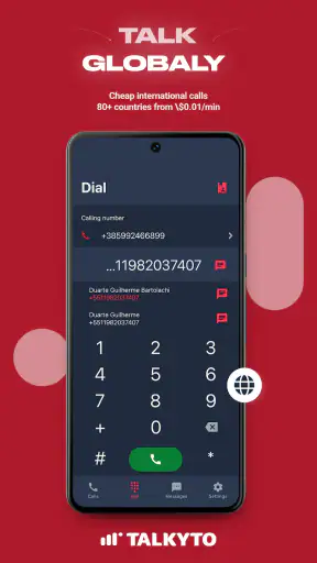 Talkyto - Twilio Calls & SMS screenshot