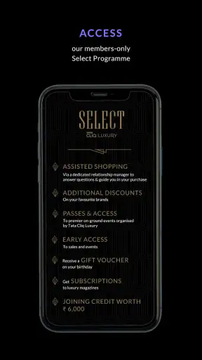 Tata CLiQ Luxury Shopping App screenshot