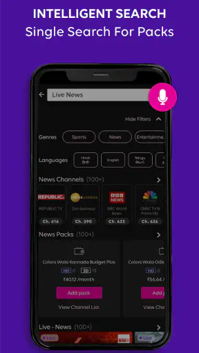 Tata Play - Live TV & DTH Pack screenshot