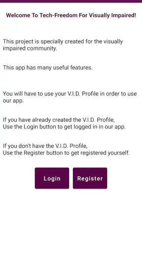 Tech-Freedom: blind toolkit screenshot