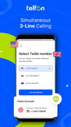 Telfon - Twilio Calls & Chats screenshot