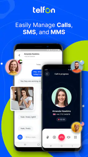 Telfon - Twilio Calls & Chats screenshot