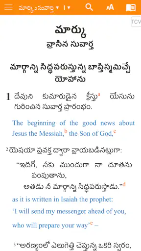 Telugu Bible screenshot