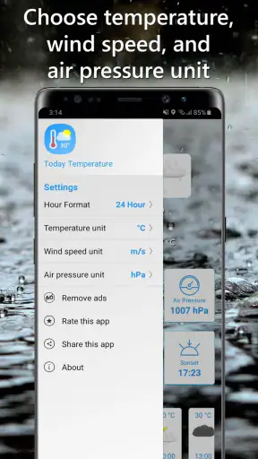 Temperature Today: Weather App screenshot