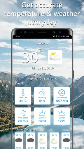 Temperature Today: Weather App screenshot
